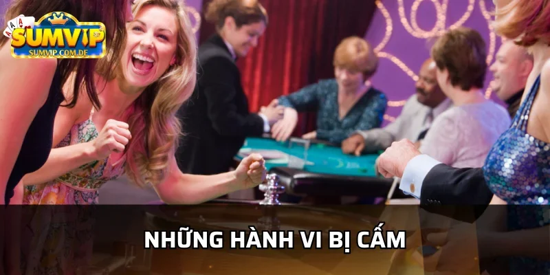 Điều khoản điều kiện về hành vi nghiêm cấm sumvip